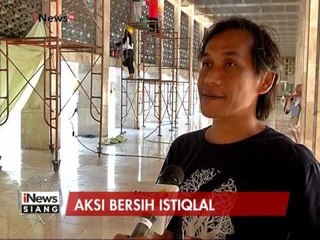 Tim gabungan gelar aksi bersih Masjid Istiqlal - iNews Siang 18/02