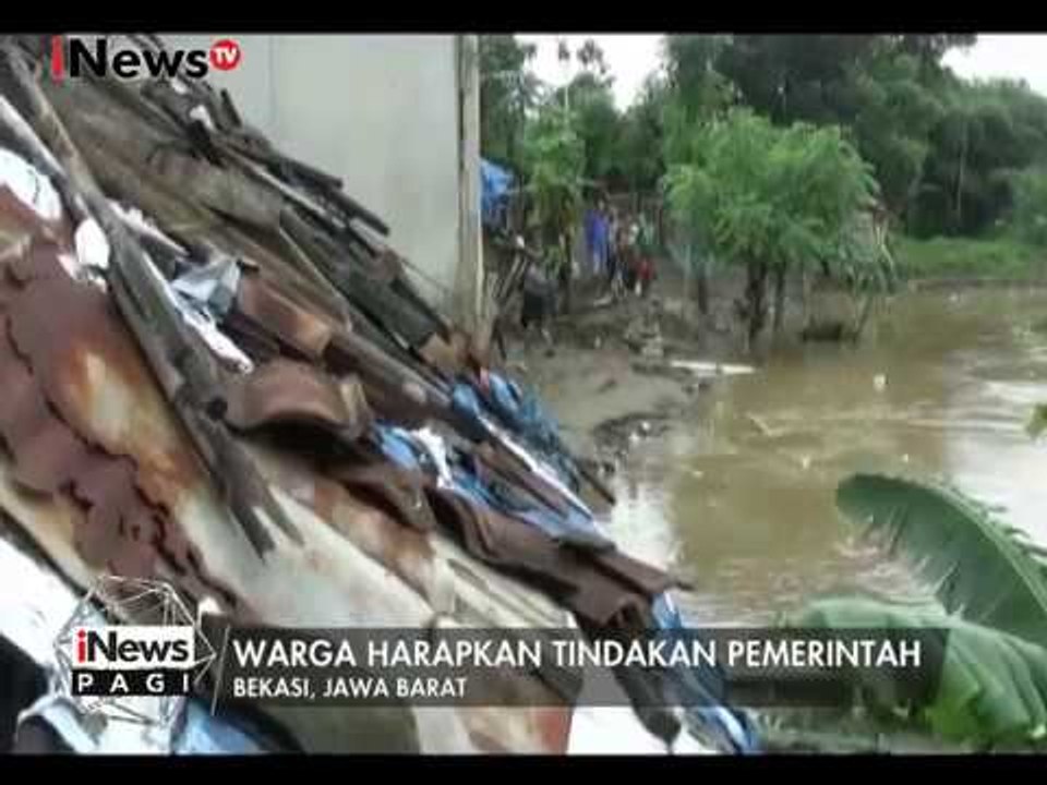 Tergerus Air Terus Menerus, Sejumlah Rumah Di Bekasi Hancur Karena Longsor - iNews Pagi 20/02