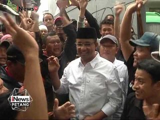 Anies Baswedan mendatangi TPS 29 Kalibata Pulo - iNews Petang 19/02