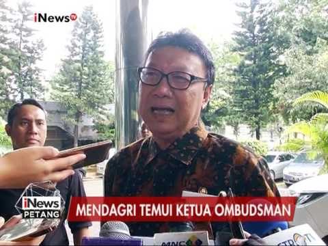 Mendagri temui undangan ketua Ombudsman - iNews Petang 19/02