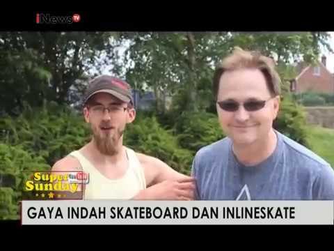 Gaya indah Skateboard dan Inlineskate - iNews Pagi Super Sunday 19/02