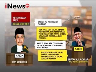 Berikut kutipan tanya jawab Dwi Budiarso dengan Miftachul Achyar- iNews Petang 22/02