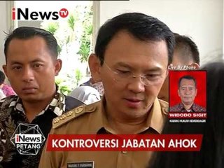 Telewicara : Widodo Sigit, Kontroversi jabatan Ahok - iNews Petang 20/02