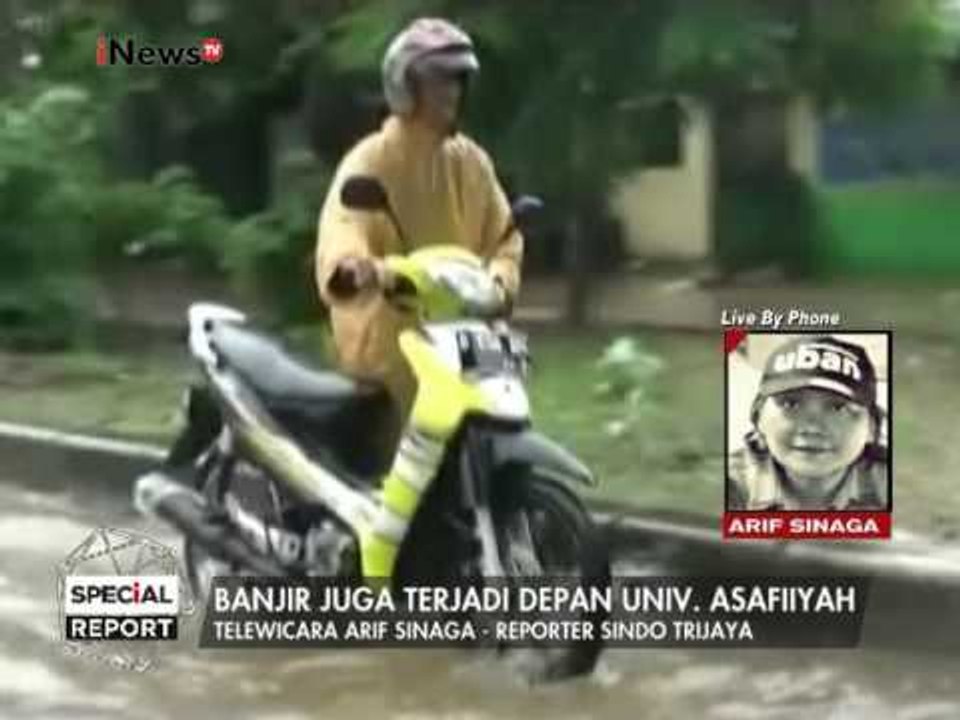 Jalan raya Jatiwaringin banjir di kedua arah - Special Report 21/02