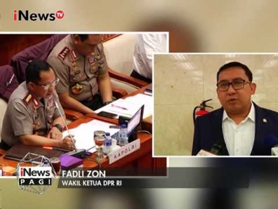 Wakil Ketua DPR Fadli Zon Akan Kirim Surat ke Presiden Terkait Kriminalisasi - iNews Pagi 23/02