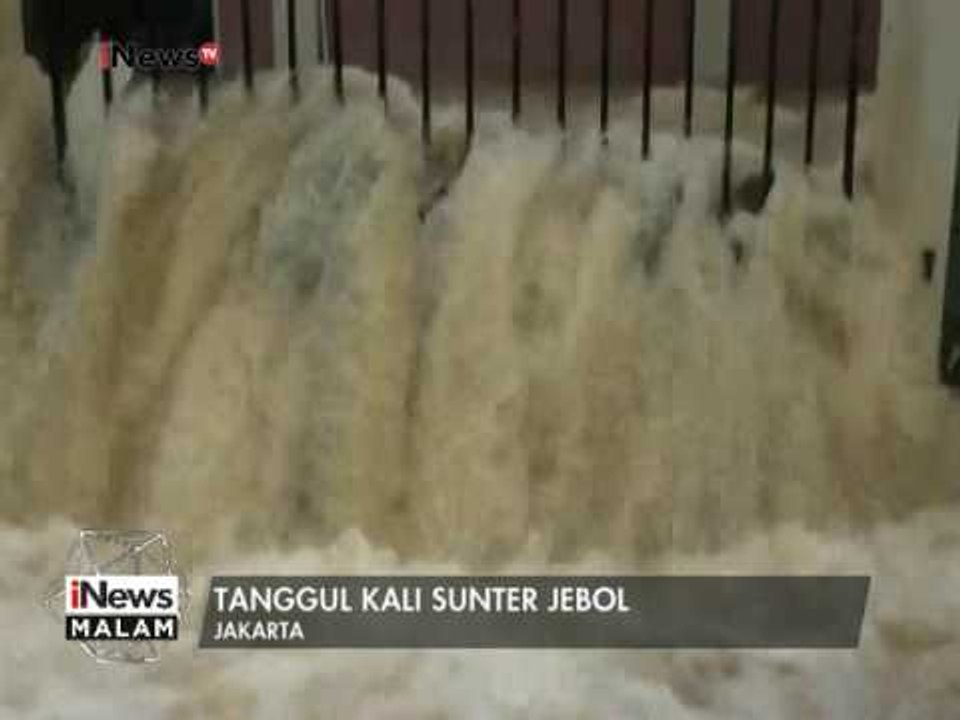 Tanggul Kali Sunter jebol, banjir rendam komplek Cipinang Indah - iNews Malam 21/02