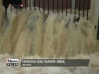 Tanggul Kali Sunter jebol, banjir rendam komplek Cipinang Indah - iNews Malam 21/02