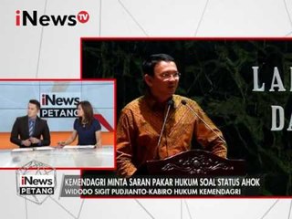 Widodo Sigit P : Kemendagri tidak berhentikan Gubernur Ahok - iNews Petang 22/02