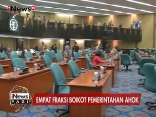 4 Fraksi DPRD Boikot Rapat Dengan Pemerintahan Ahok - iNews Pagi 23/02