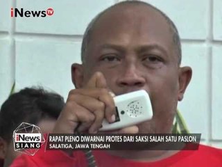 Rapat Pleno Diwarnai Protes dari Saksi Salah Satu Paslon - iNews Siang 23/02