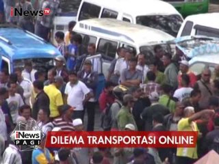 Download Video: Dilema Transportasi Online, Ratusan Pengemudi Angkutan Umum di Malang Mogok Narik - iNews Pagi 23/02