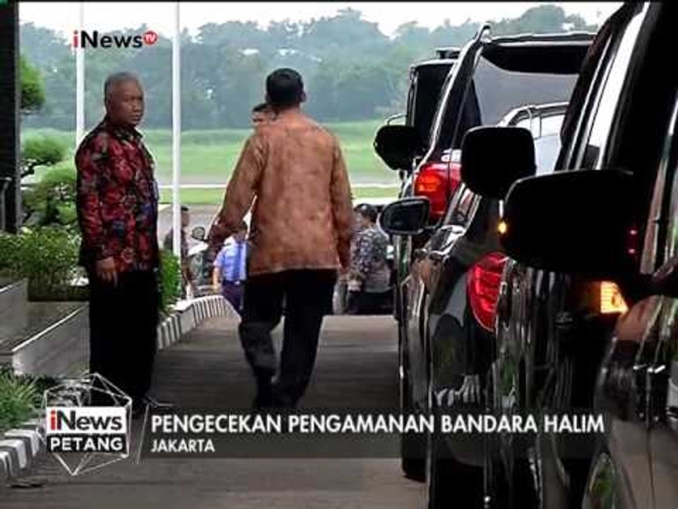 Pengecekan pengamanan Bandara Halim, pengecekan tertutup bagi Media - iNews Petang 25/02