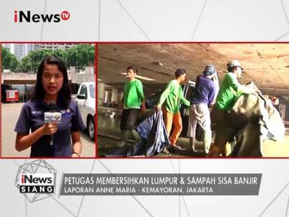 Laporan Anne Maria, Terkait Underpass Kemayoran yang Sudah Surut dari Banjir - iNews Siang 24/02