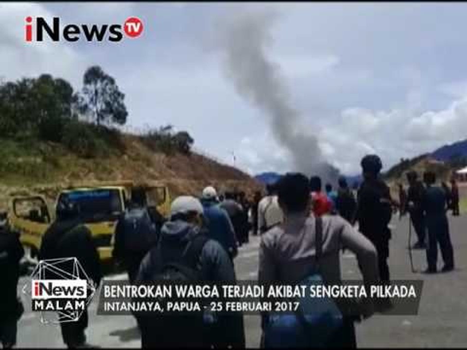 Pilkada ricuh, bentrok warga terjadi akibat sengketa Pilkada - iNews Malam 26/02