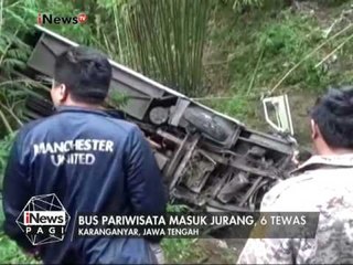 Bus pariwisata masuk jurang, 6 orang meninggal dunia - iNews Pagi 27/02
