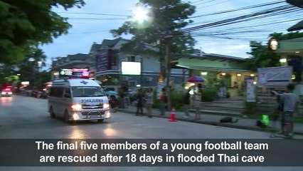 All 12 boys and coach rescued from Thai cave