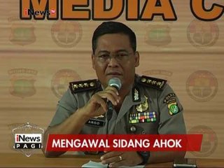 Penjelasan Kombes Pol Argo Yuwono terkait persiapan Sidang Ahok - iNews Pagi 28/02
