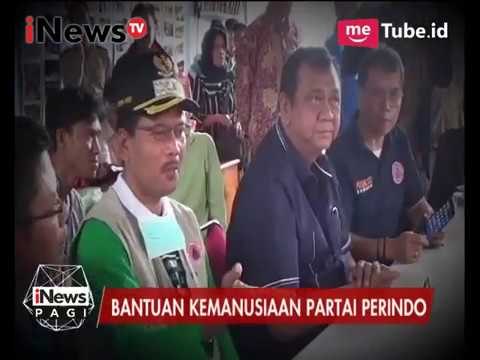 Bantuan kemanusiaan partai Perindo - iNews Pagi 21/03