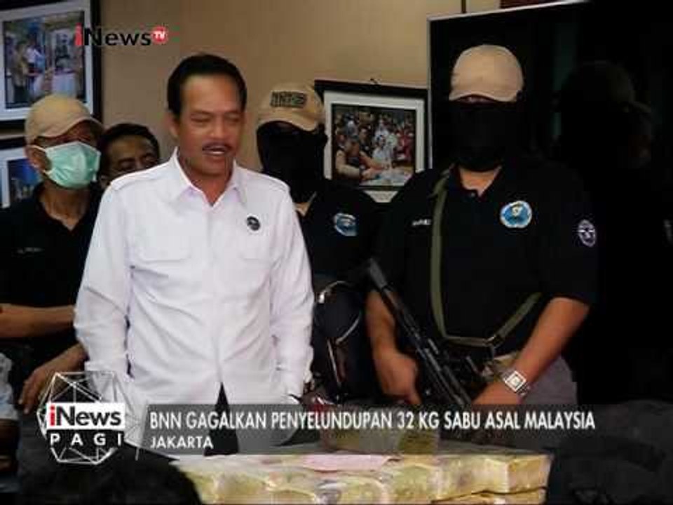BNN gagalkan penyelundupan 32 Kg Sabu asal Malaysia - iNews Pagi 28/02