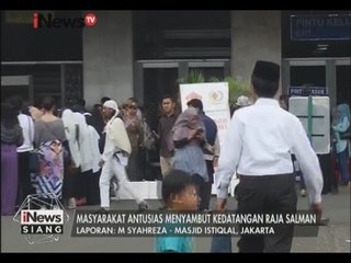 Raja Salman ke Masjid Istiqlal, Masyarakat Mulai Berdatangan - iNews Siang 02/03
