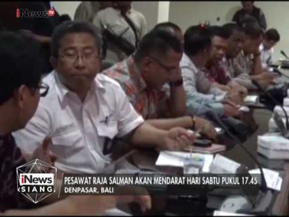 Jelang kedatangan, Tim keamanan Arab Saudi-Polda Bali adakan rapat konsolidasi - iNews Siang 03/03