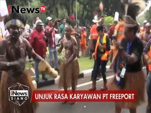 Unjuk rasa karyawan PT Freeport - iNews Siang 07/03