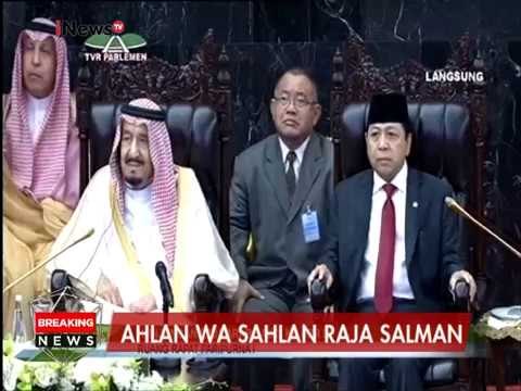Raja Salman dan Setnov menyaksikan video sejarah hubungan kedua Negara - Breaking News 02/03