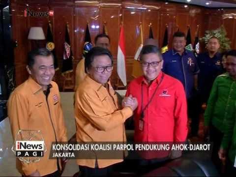 Jelang Putaran Kedua, Petinggi Partai Pendukung Ahok - Djarot Gelar Konsolidasi - iNews Pagi 08/03