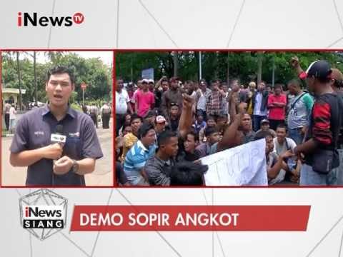 Laporan Terkini Demo Supir Angkutan Umum Tolak Angkutan Online di Tangerang - iNews Siang 08/03