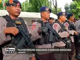Mencegah Aksi Bentrok Susulan, Pasukan Brimob Masih Disiagakan di Manggarai - iNews Siang 08/03
