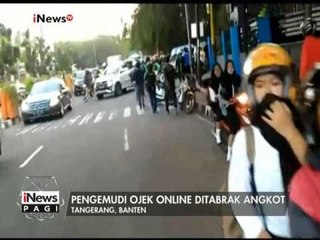 Télécharger la video: Video Amatir, Angkutan Umum Sengaja Tabrak Pengemudi Ojek Online di Tangerang - iNews Pagi 09/03