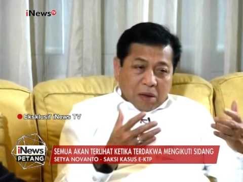 Setnov : Saya tidak pernah membahas E-KTP bersama Anas & Nazaruddin - iNews Petang 09/03
