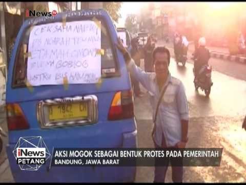 Sopir angkot di Bandung hari ini mogok beroperasi - iNews Petang 09/03