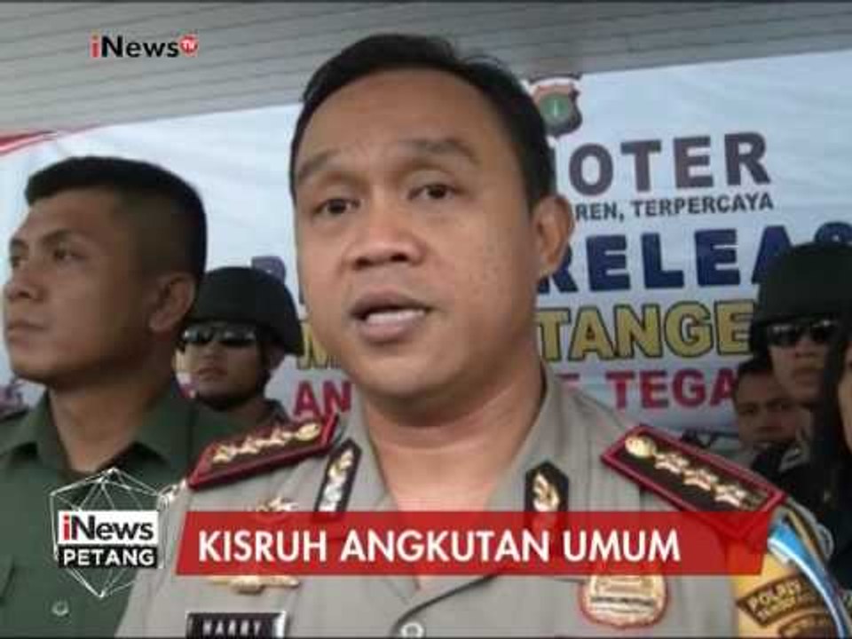 Polisi tangkap sopir angkot yang menabrak Ojek Online di Tanggerang - iNews Petang 10/03