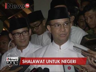 Anies dan Sandi hadir di dzikir dan shalawat untuk negeri - iNews Pagi 12/03