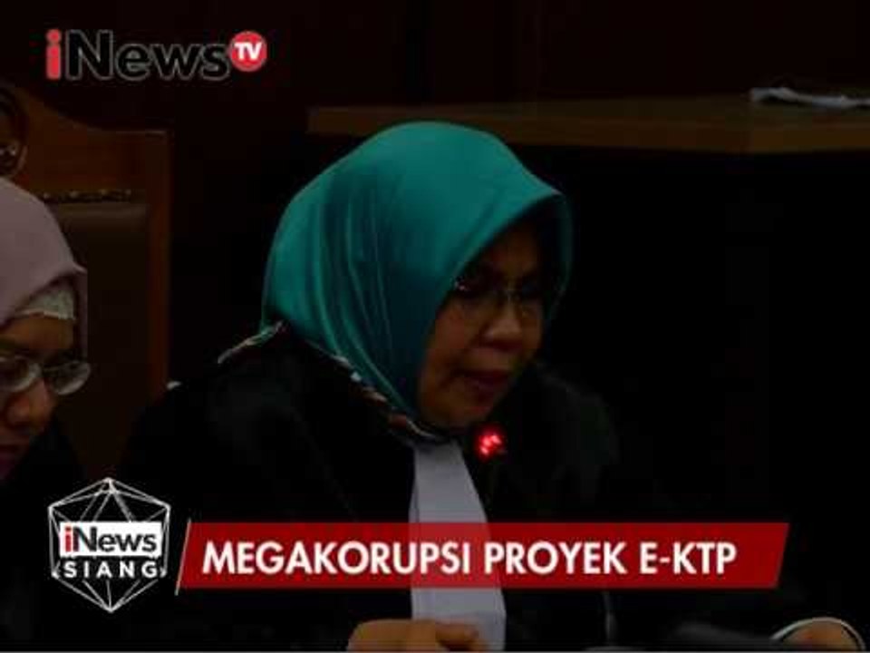 Sidang perdana Megakorupsi E-KTP - iNews Siang 11/03
