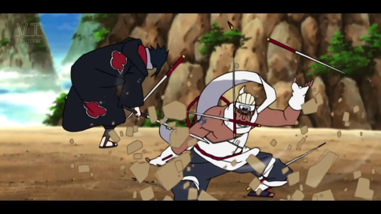Top 5 Sasuke Fights 60FPS