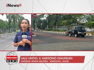 Diluar Gedung Kementan sudah dilakukan pengamanan & pengalihan jalan - iNews Breaking News 14/03