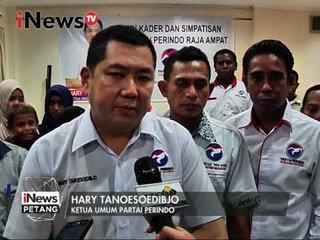 HT dukung pengembangan Infrastruktur wisata Raja Ampat - iNews Petang 12/03