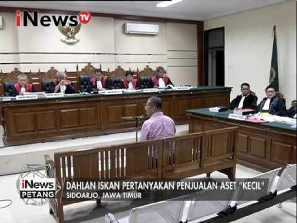 Sidang Dahlan Iskan, Dahlan Iskan pertanyakan penjualan aset "Kecil" - iNews Petang 14/03