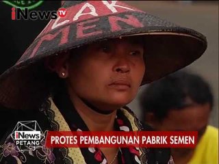 Live Report : Ririn Oktaviani : Protes pembangunan pabrik semen - iNews Petang 14/03