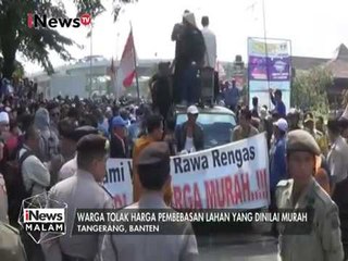 Ratusan warga Tanggerang menutup jalan menuju Bandara Soetta - iNews Malam 14/03