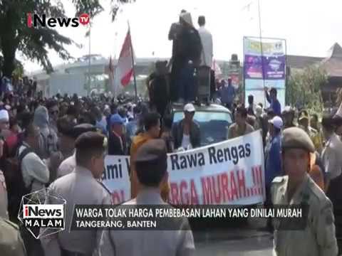 Ratusan warga Tanggerang menutup jalan menuju Bandara Soetta - iNews Malam 14/03