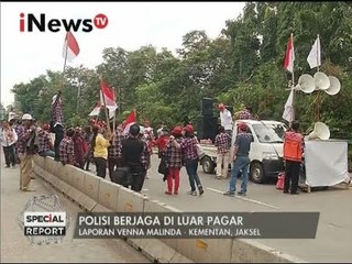 Live Report : Venna Malinda : Polisi berjaga di luar pagar - Special Report 14/03