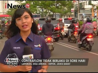 Live Report : Disa Amora, Uji coba Contraflow Margonda - iNews Petang 14/03