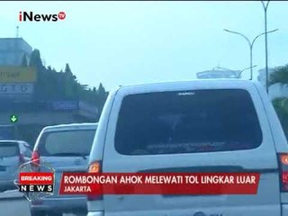 Ahok bersama rombongan menuju Gedung Kementan - iNews Breaking News 14/03