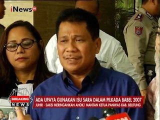Juhri : Ahok diserang dengan isu sara - iNews Breaking News 14/03