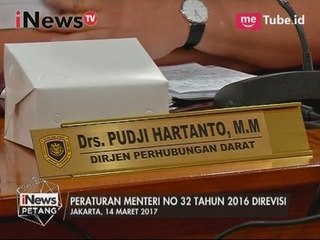 Peraturan menteri no 32 tahun 2016 direvisi - iNews Petang 15/03