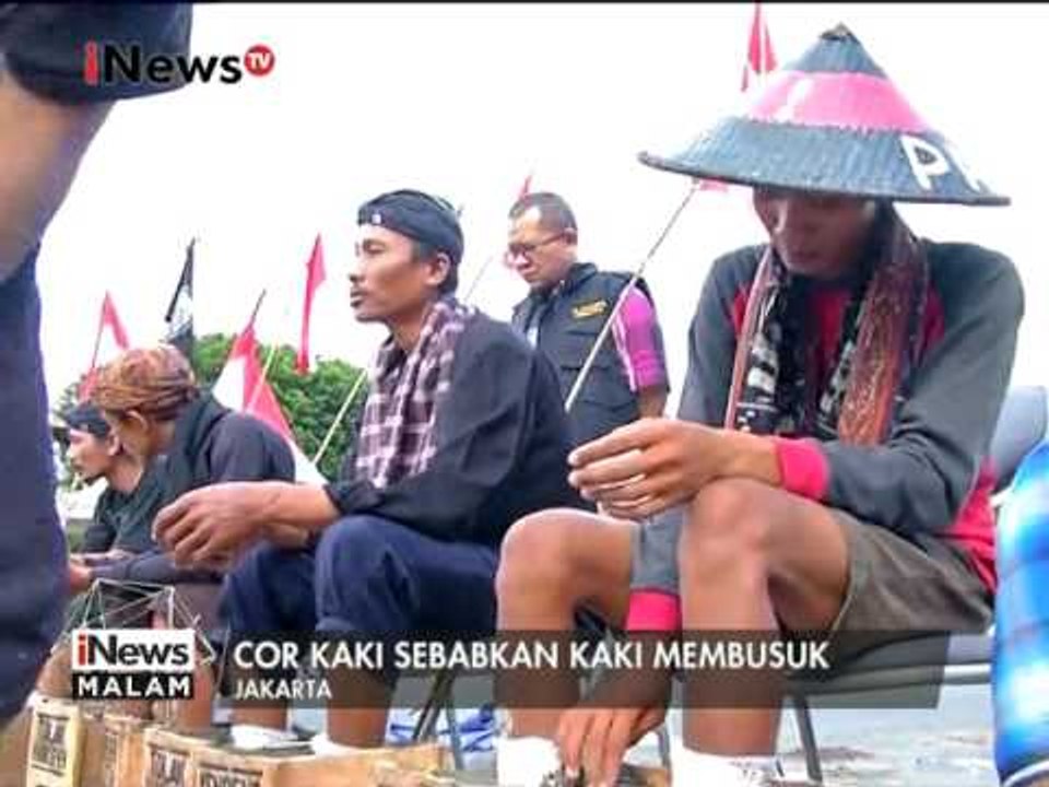 Di hari ke 3, Petugas kesehatan memeriksa kondisi kaki aksi cor kaki - iNews Malam 15/03