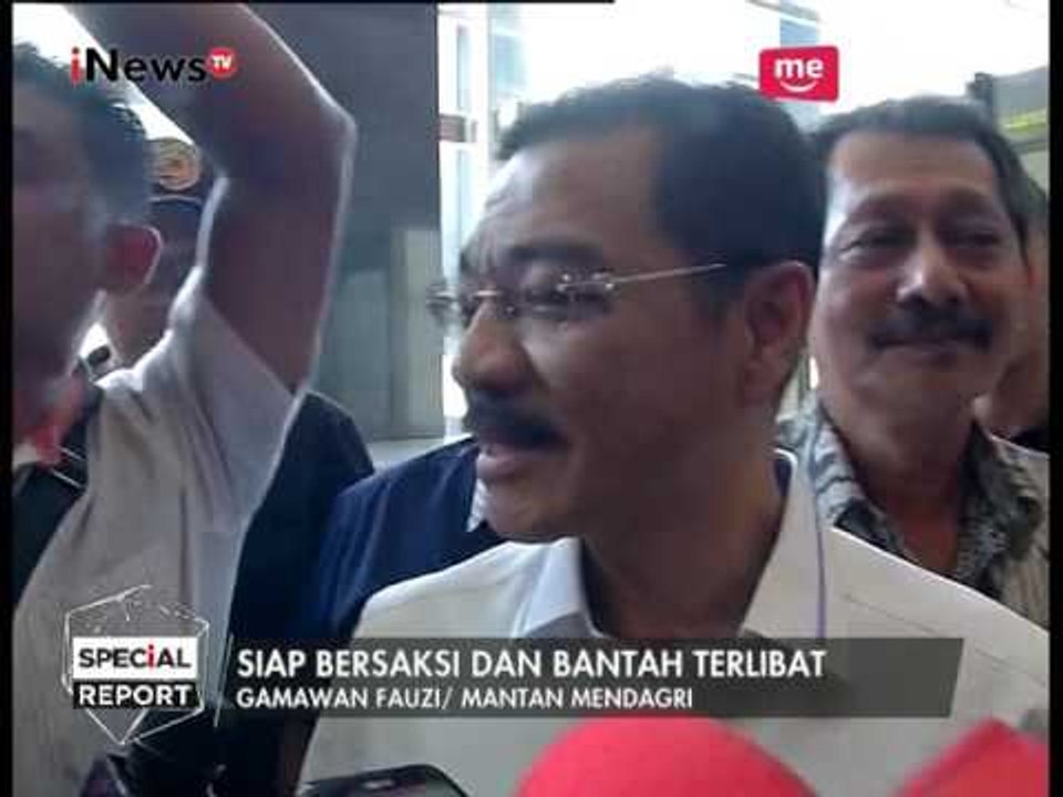 Gamawan fauzi : Saya siap bersaksi dan tidak terlibat dalam Korupsi E-KTP - Special Report 16/03